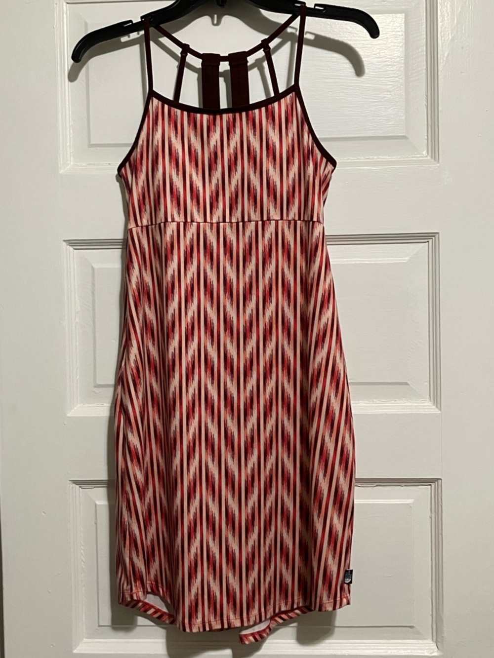The North Face Pink and Brown Striped Tank Dress